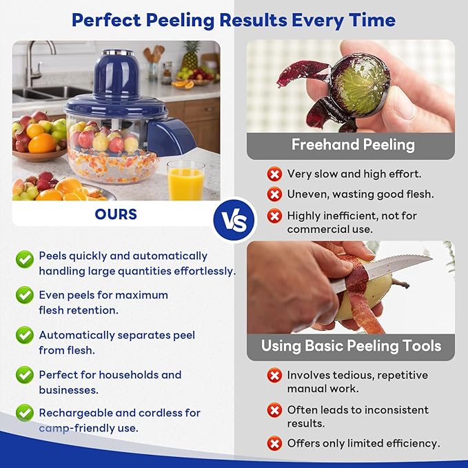 New Generation Rechargeable Peeler